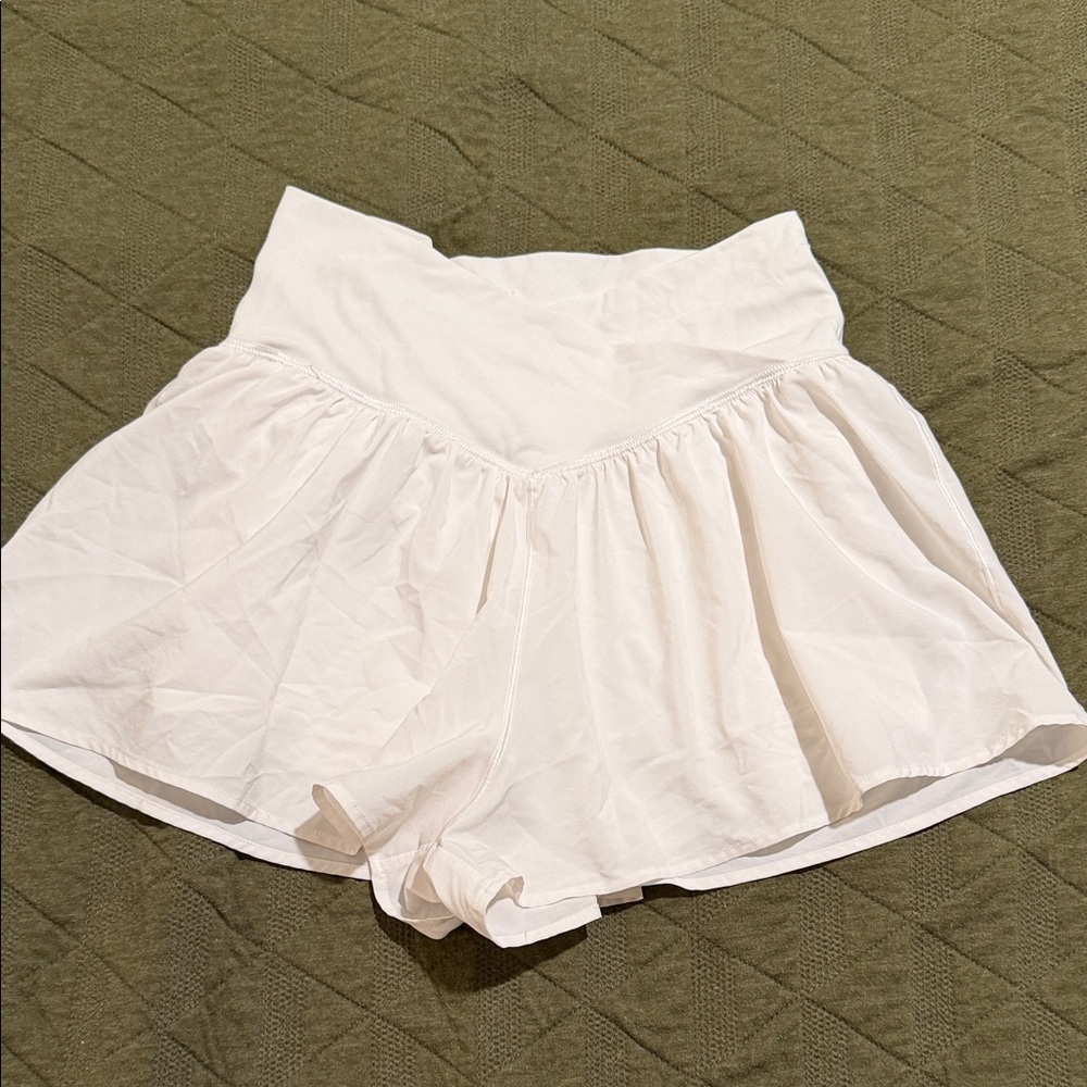 Offline Flowy High-Waisted Athletic Shorts